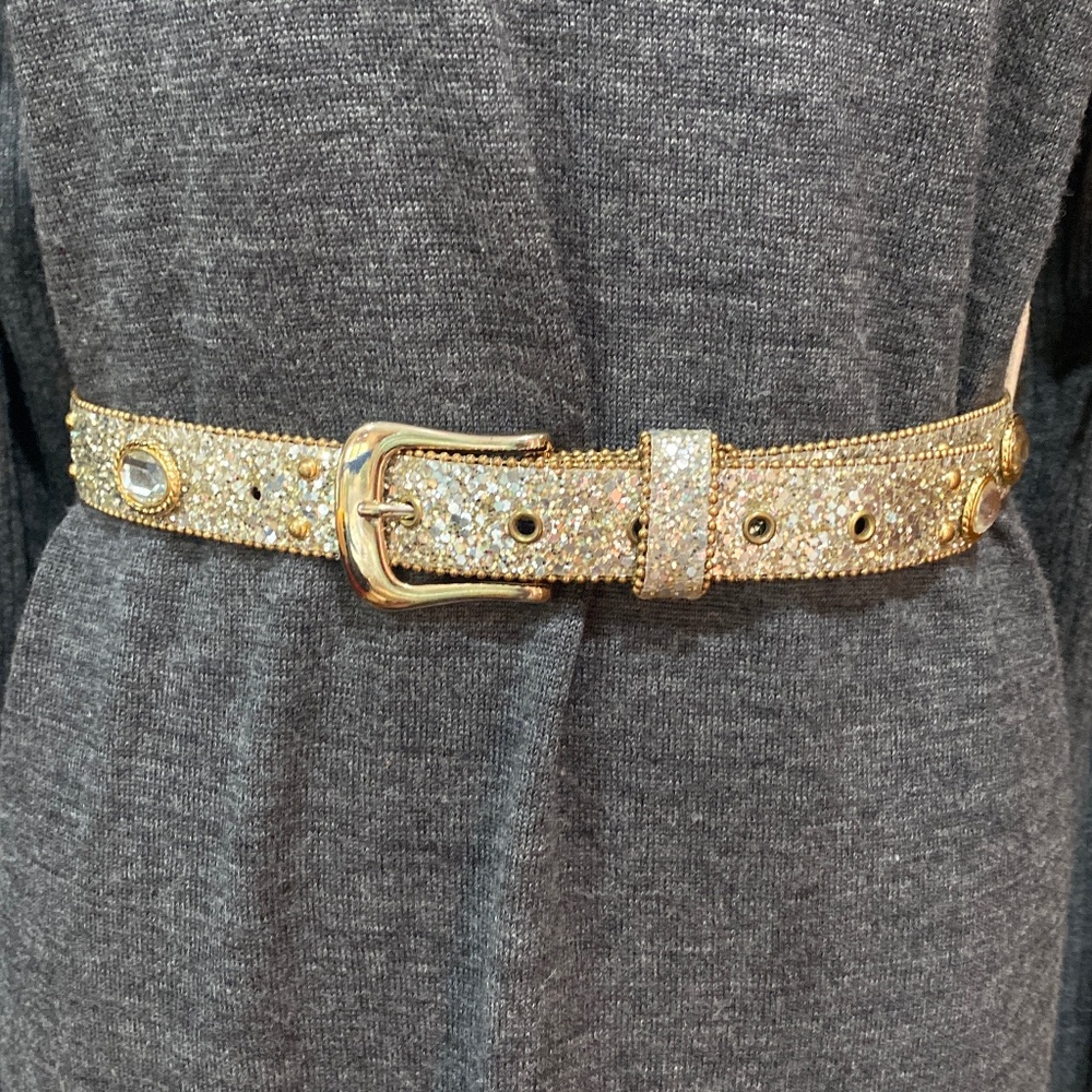 Elite Bedazzled Buckled Belt S